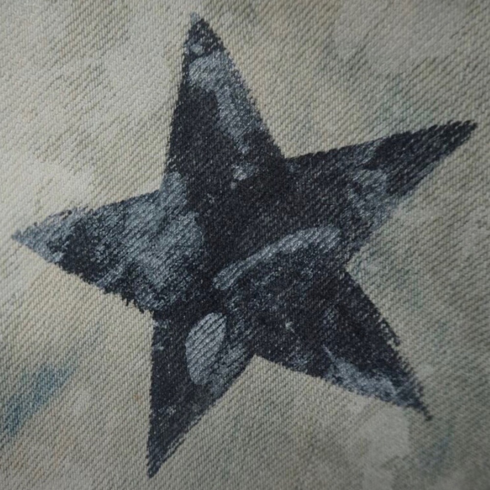❤️ LEVI’S ❤️ COLLECTION EXTREMELY RARE CUSTOM STAR PATTERNED DESIGN JEANS (NWOT) - Picture 7 of 9